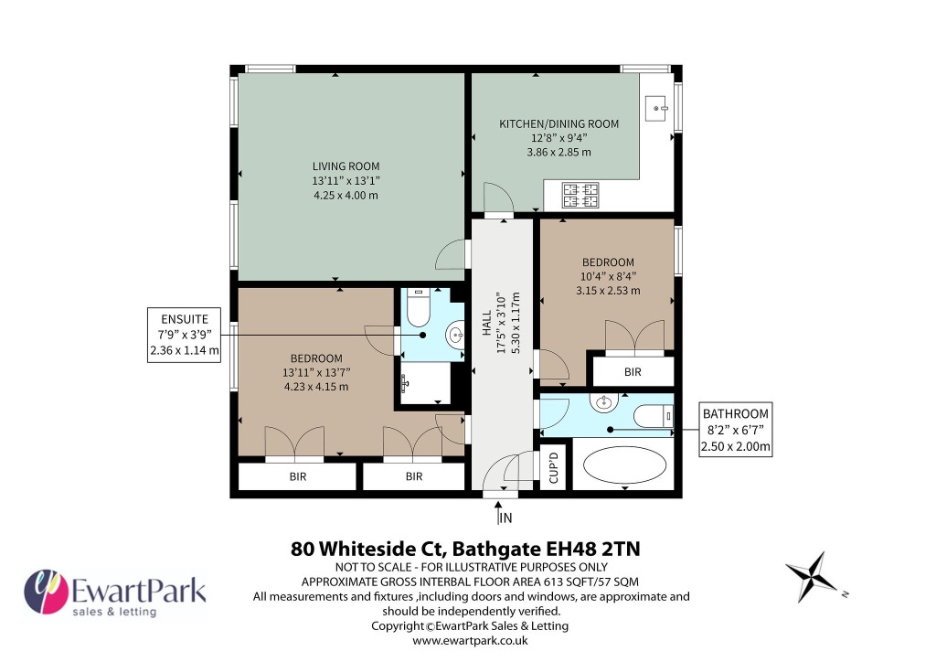 80, Whiteside Court, West Lothian floorplan