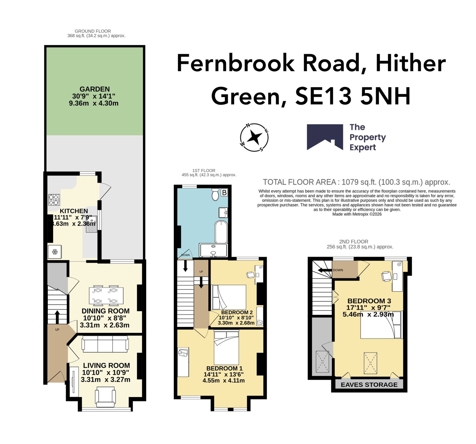 136, Fernbrook Road, London floorplan