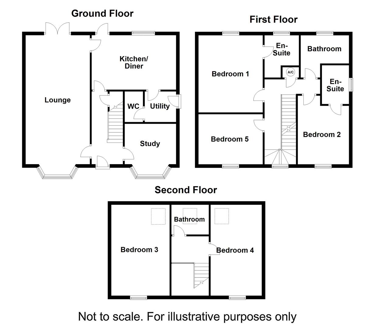 22, Berrywood Drive, Northampton floorplan