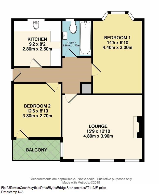 2 Bedrooms Flat for sale in Mayfield Drive, Blythe Bridge, Stoke On Trent ST11