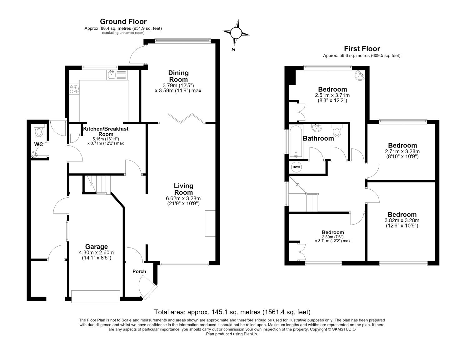 64A, Valley Walk, Croxley Green floorplan