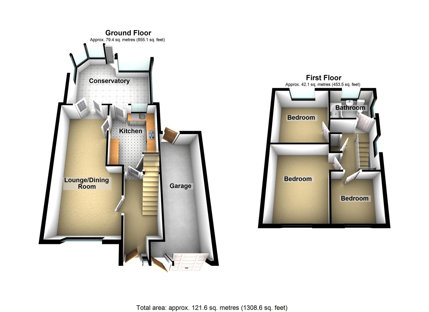 8,, Birch Drive, Wrexham floorplan