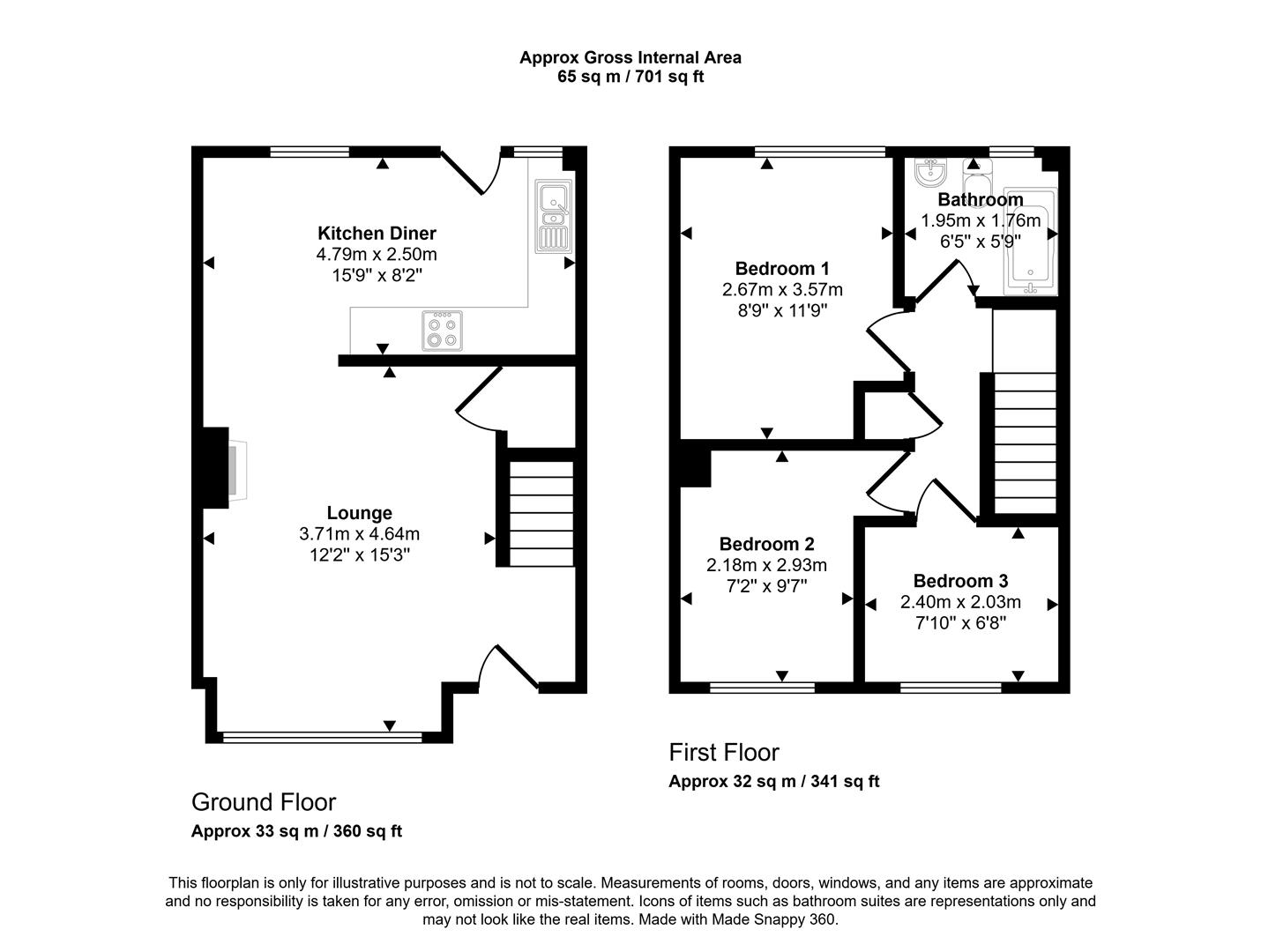 2, Saunders Road, Tenby floorplan