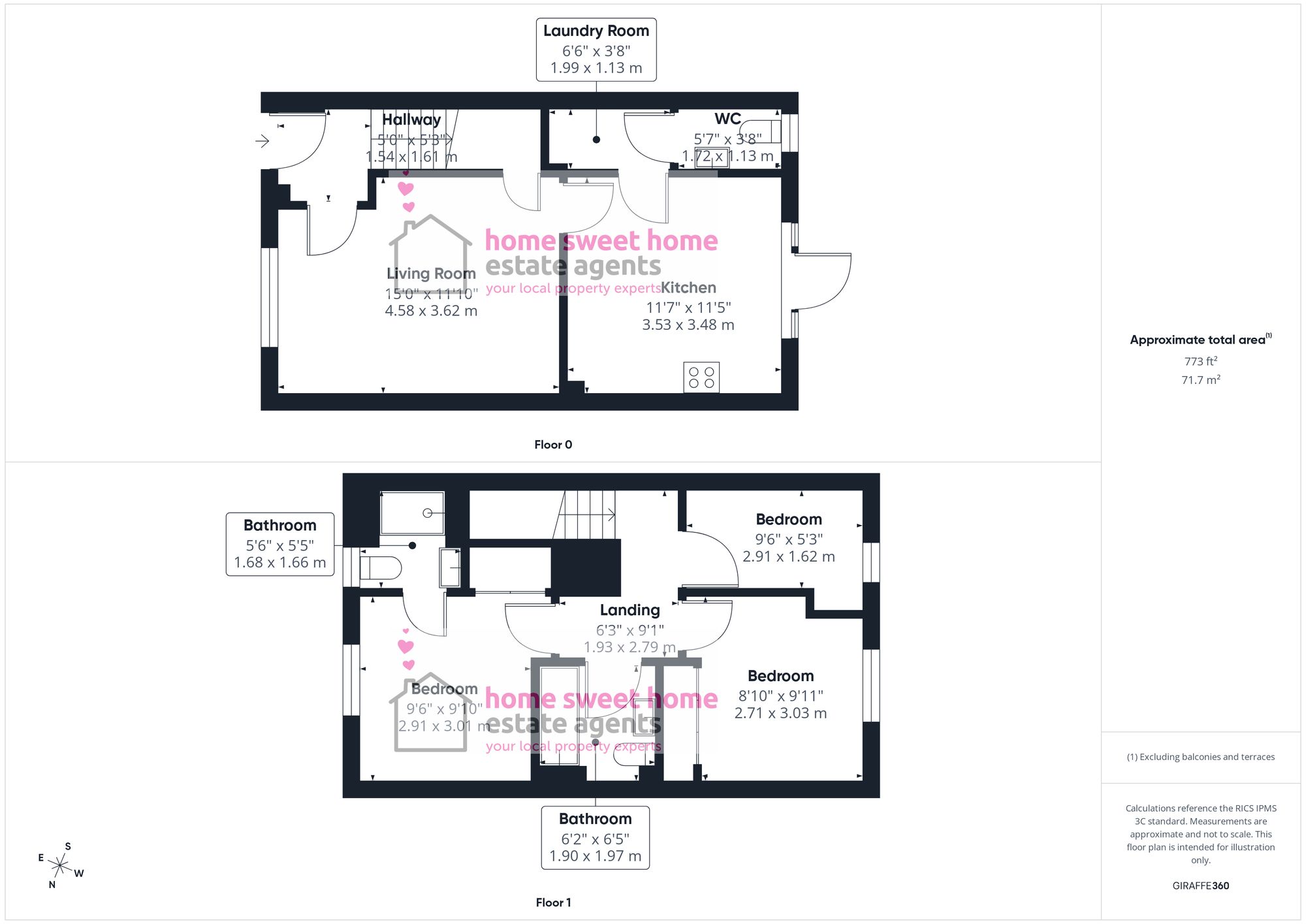 23 Tarradale Place, Inverness floorplan