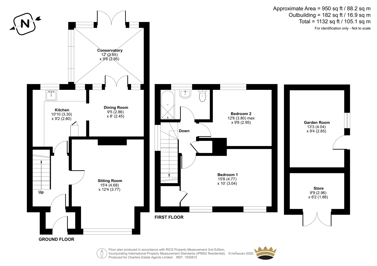 12, Anson Road, Worthing floorplan