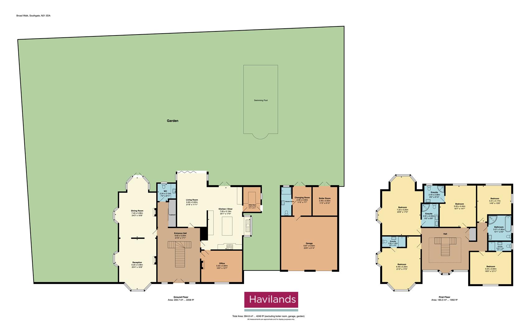 1, Broad Walk, N21 floorplan