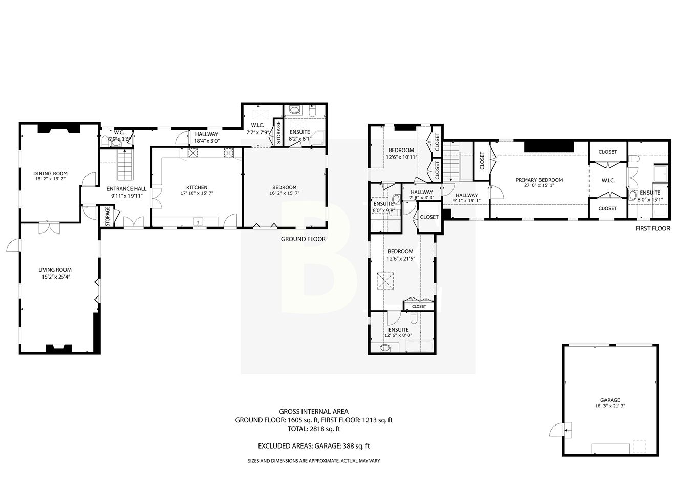 Caen Lodge, La Rue de la Mare Ballam, St John floorplan