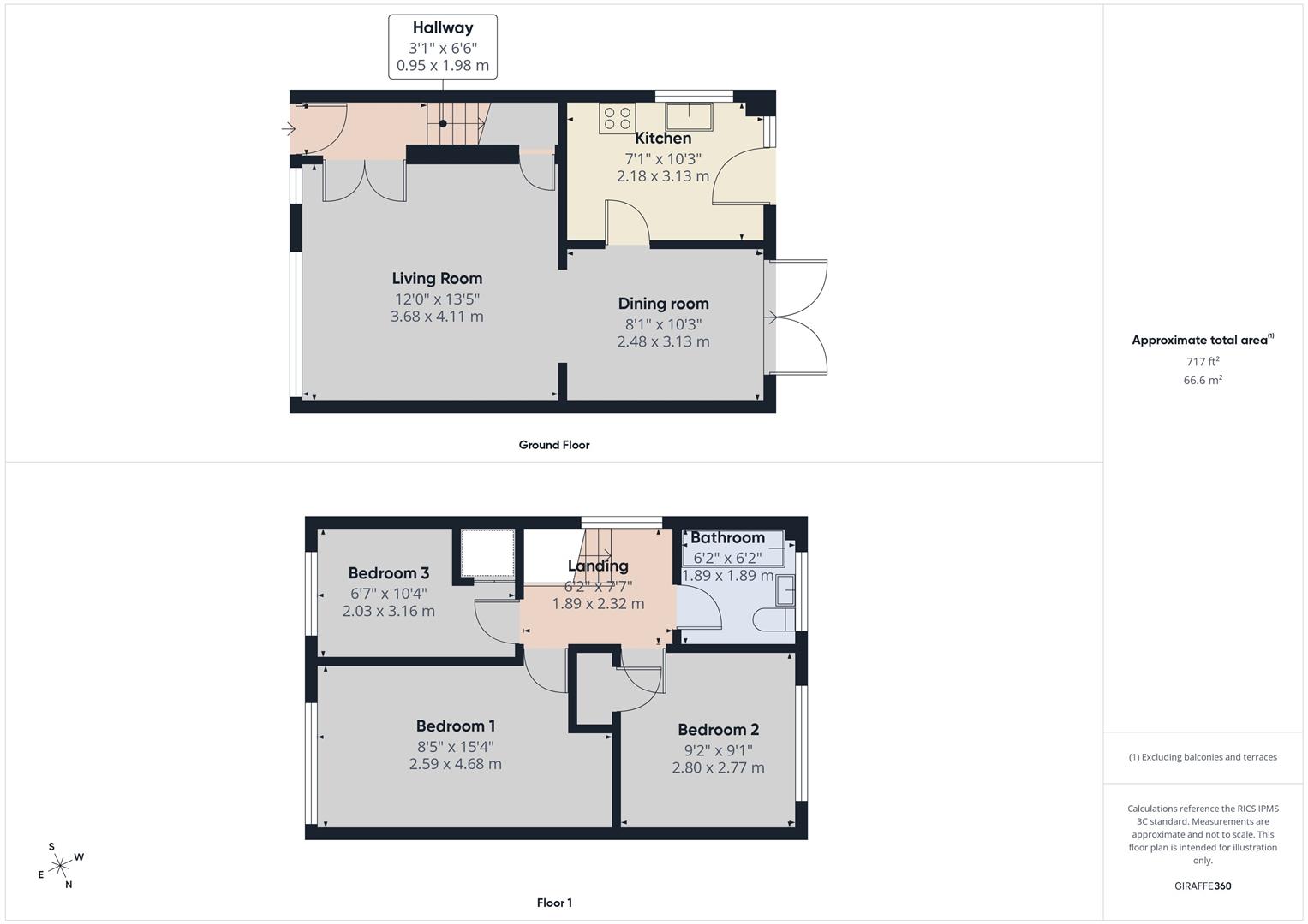 23, Regency Close, Nuneaton floorplan