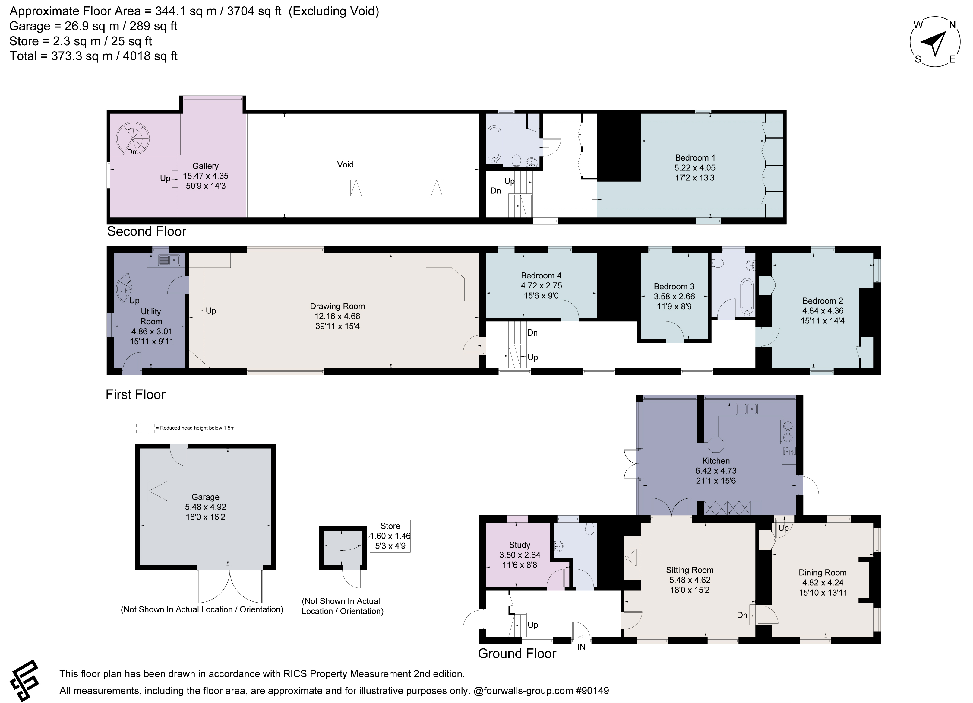 Barn House,, Little Minster, Witney floorplan