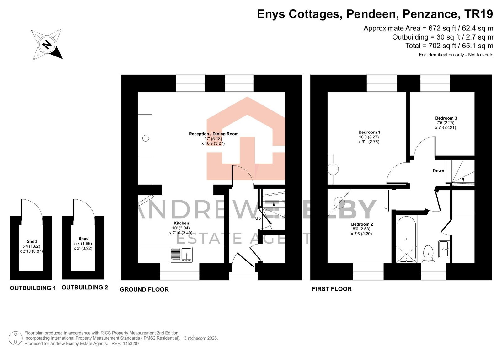 4, Enys Cottages, Penzance floorplan
