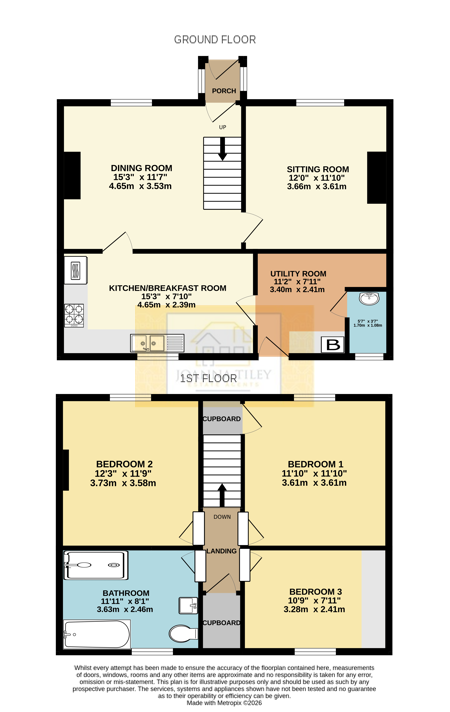 2, Bonhill Terrace, Bishop Sutton floorplan