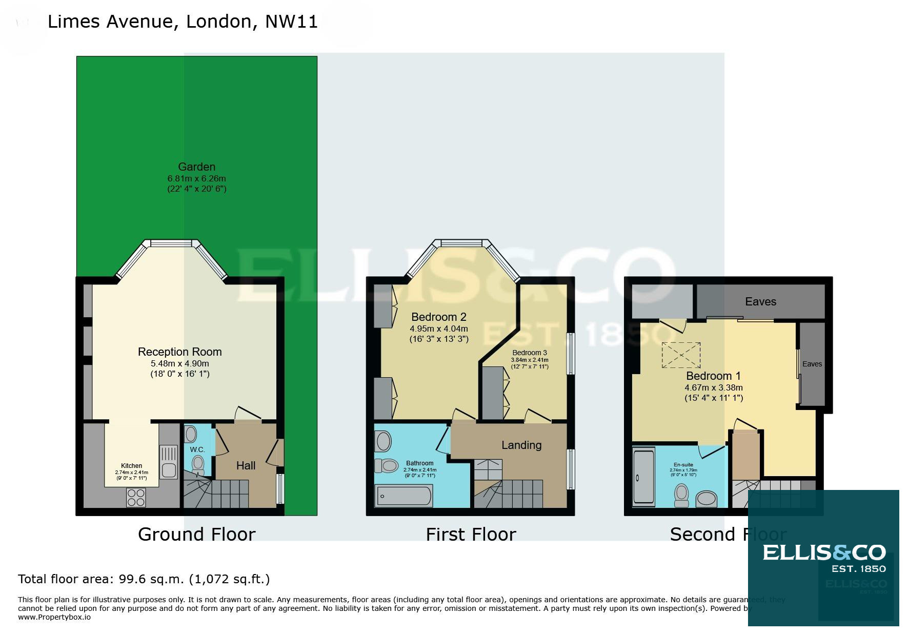 12, Limes Avenue, Golders Green floorplan