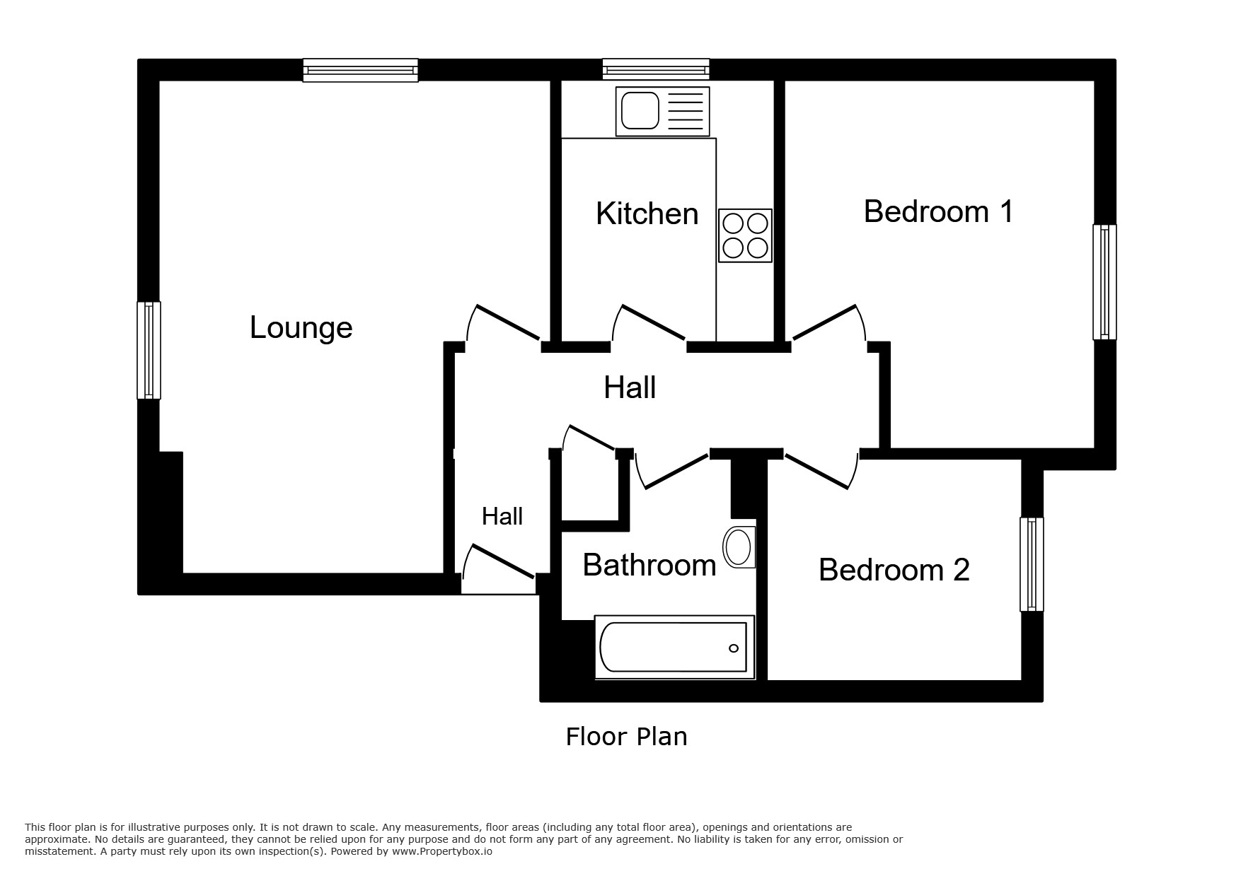 55, Flamborough Close, Peterborough floorplan