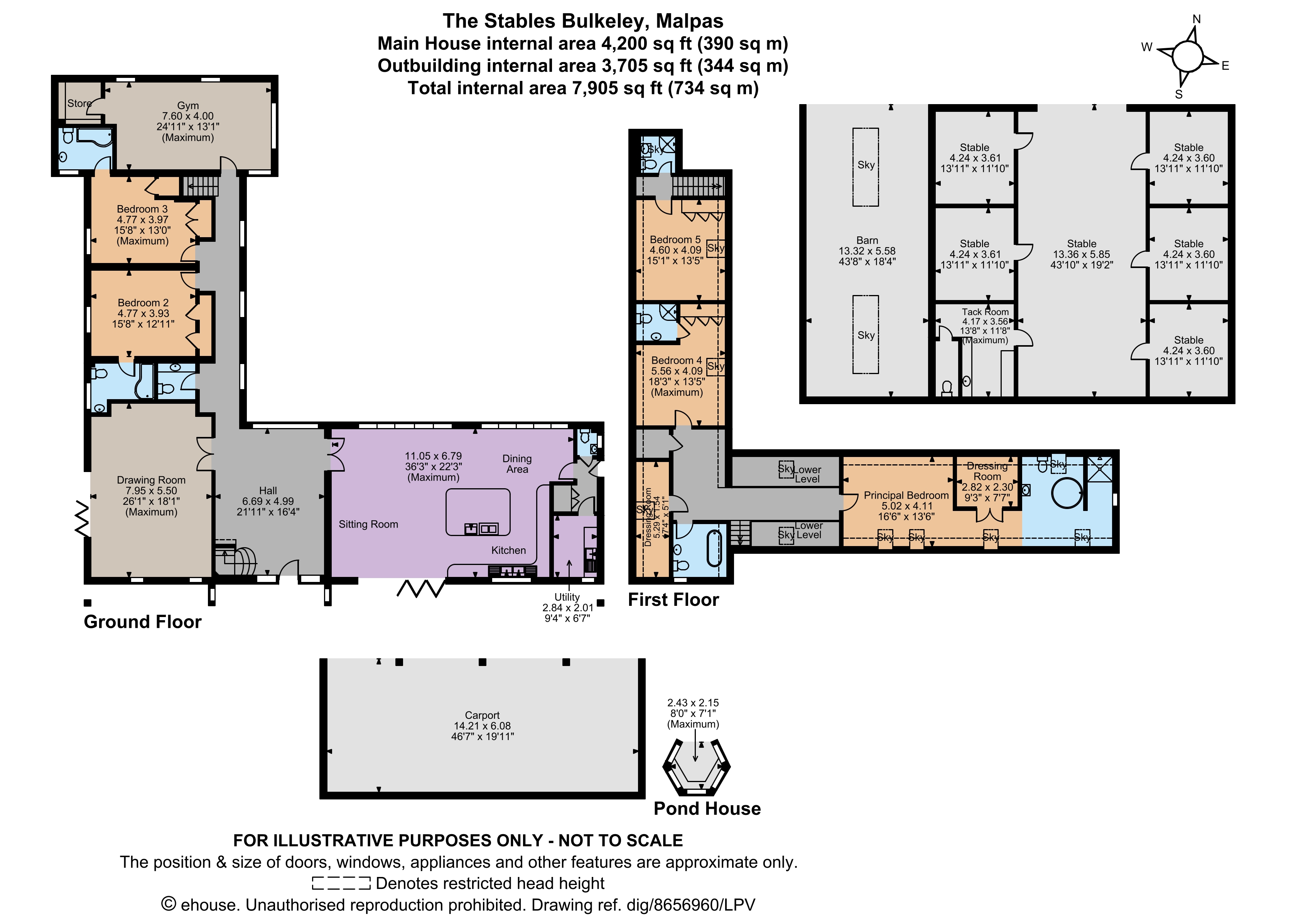 The Stables,, Bulkeley, Cheshire floorplan
