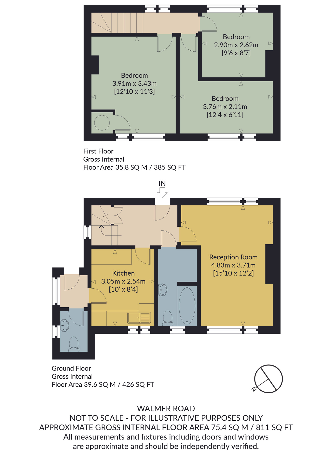 4 Walmer Road, Whitstable floorplan