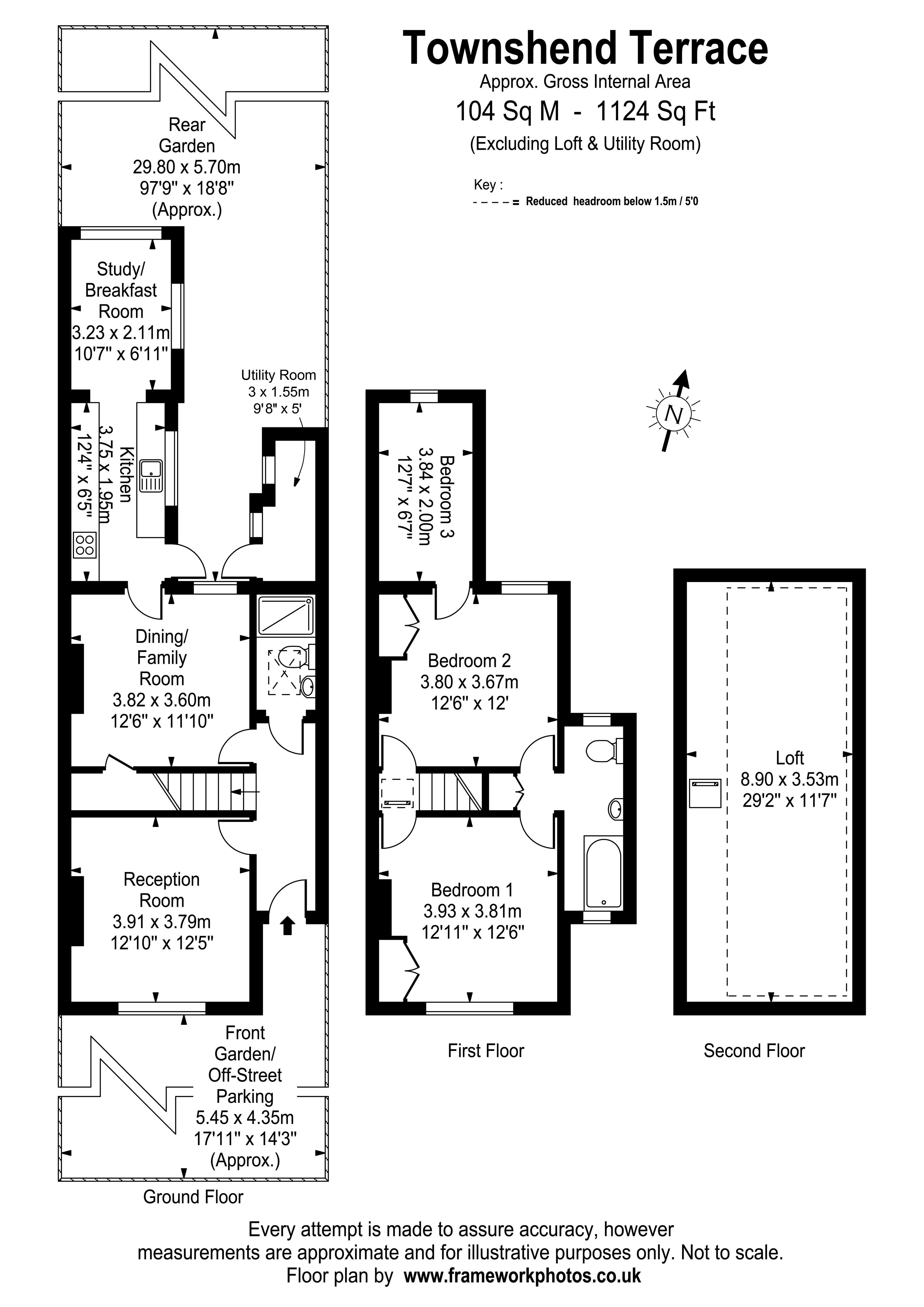 Townshend Terrace, Richmond TW9, 3 bedroom semidetached house for sale