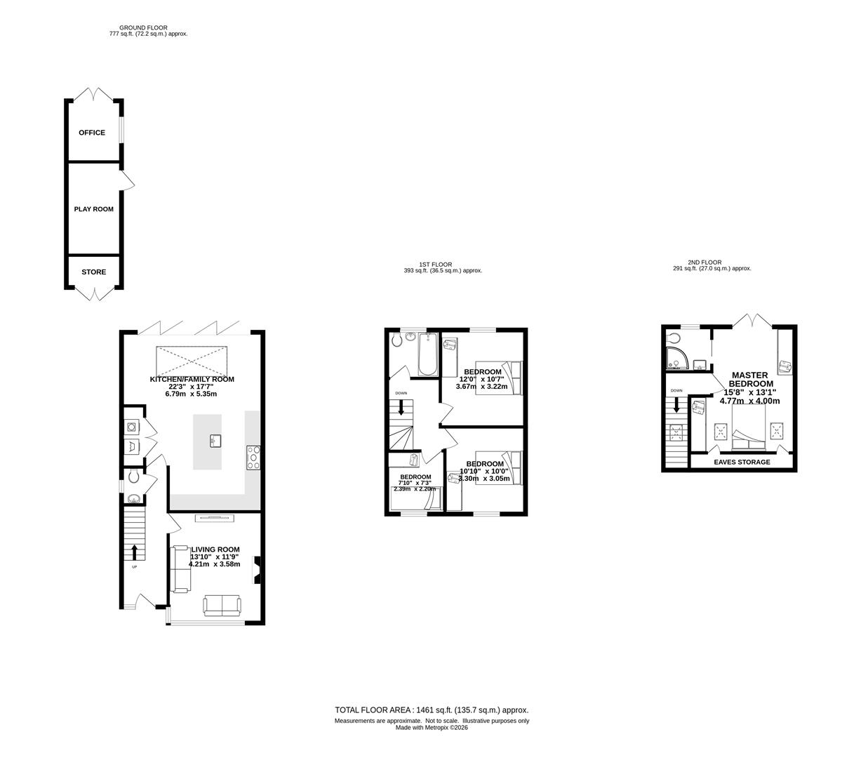224, Mountnessing Road, Billericay floorplan