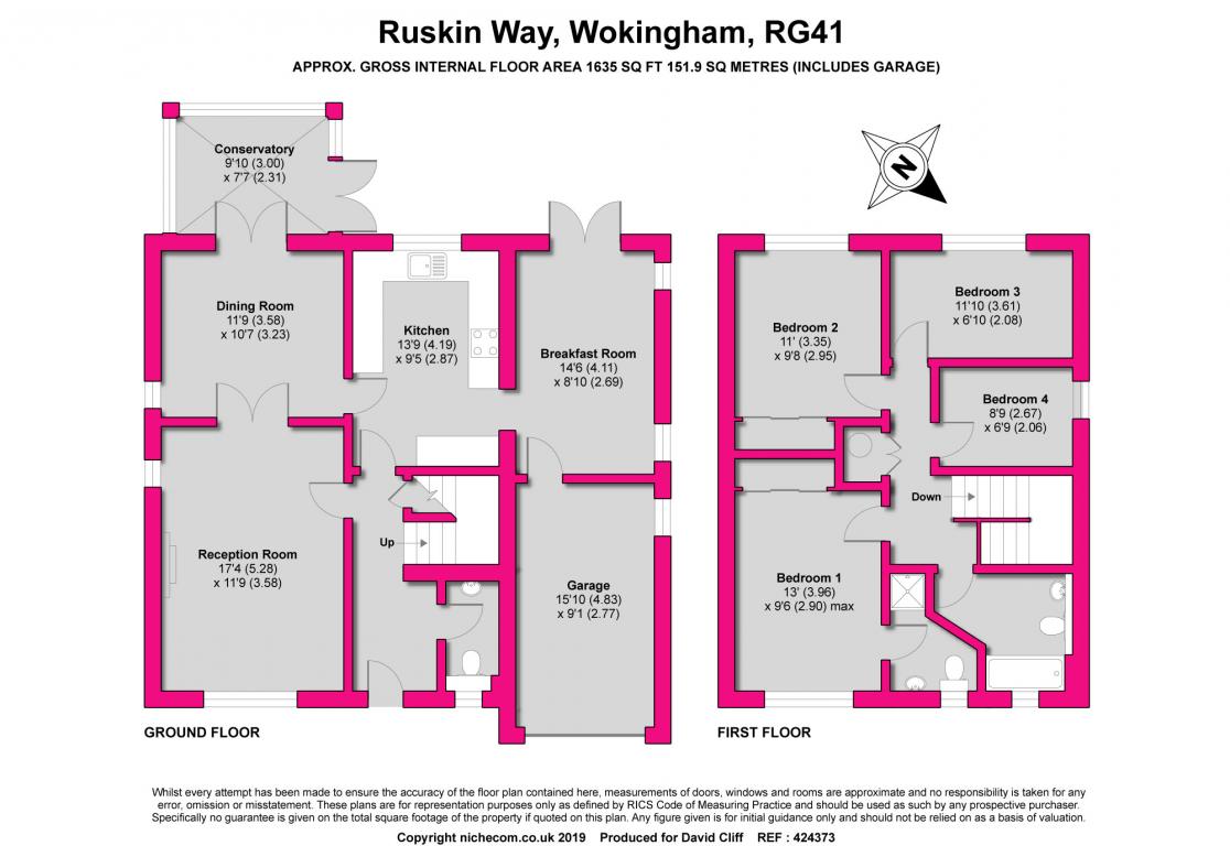 4 Bedrooms Detached house for sale in Ruskin Way, Wokingham RG41
