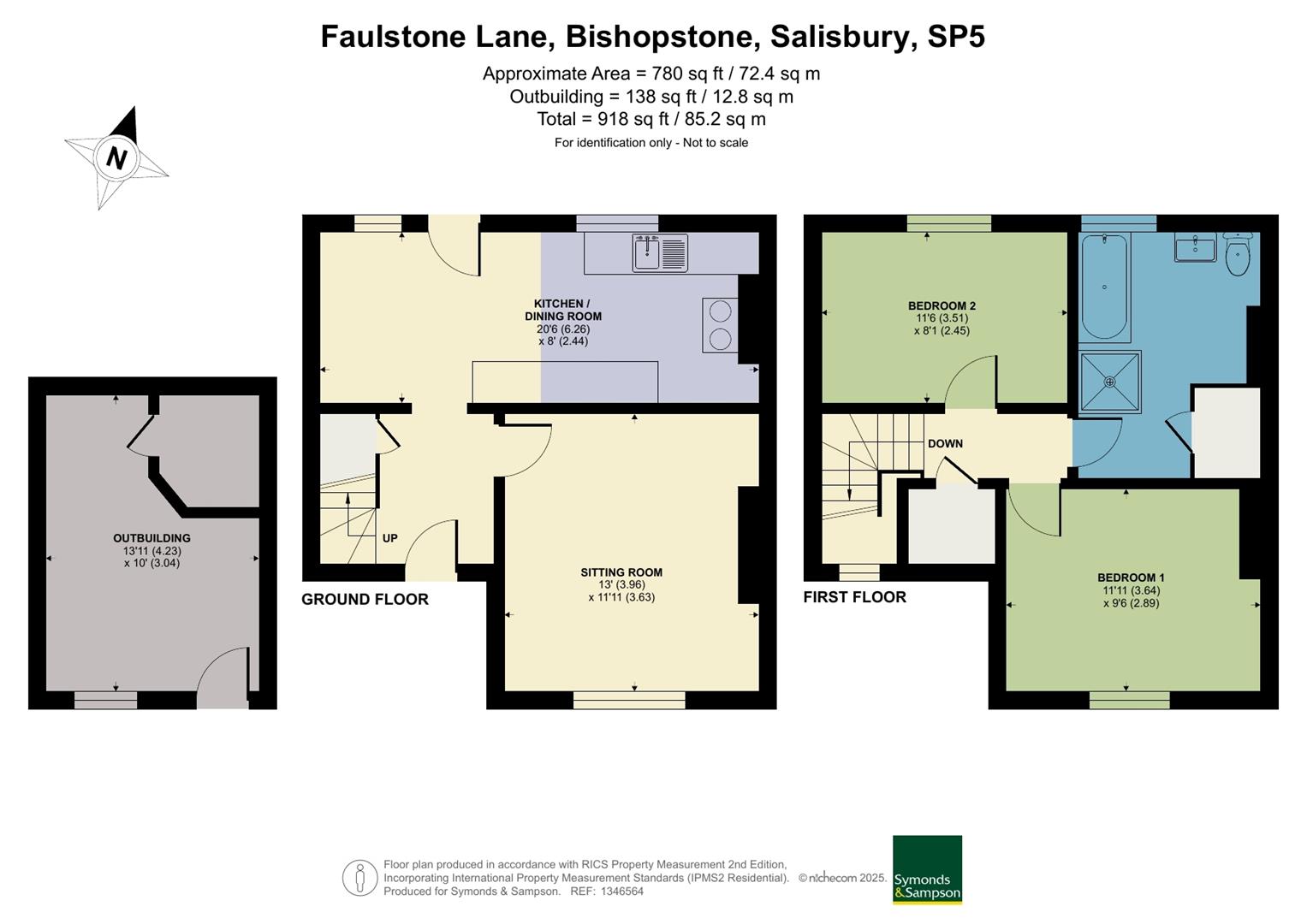 7 Faulstone Cottages, Faulstone Lane, Salisbury floorplan