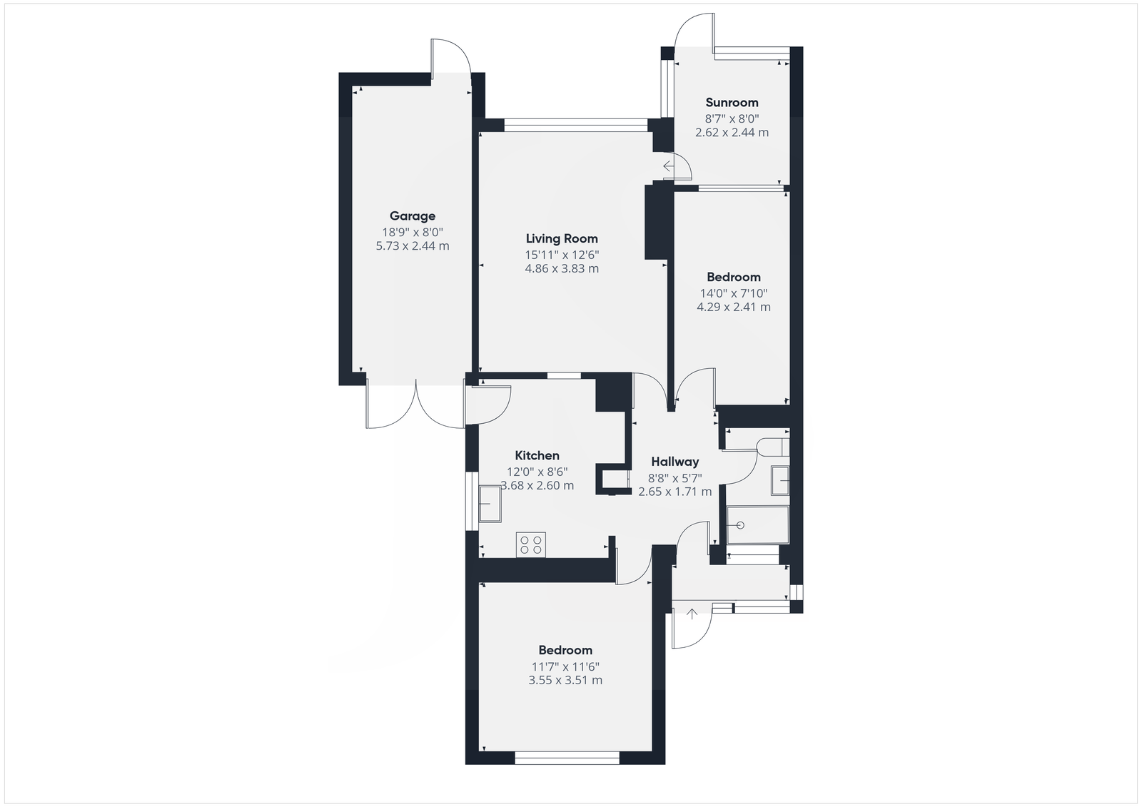 7, Blenheim Avenue, Worthing floorplan