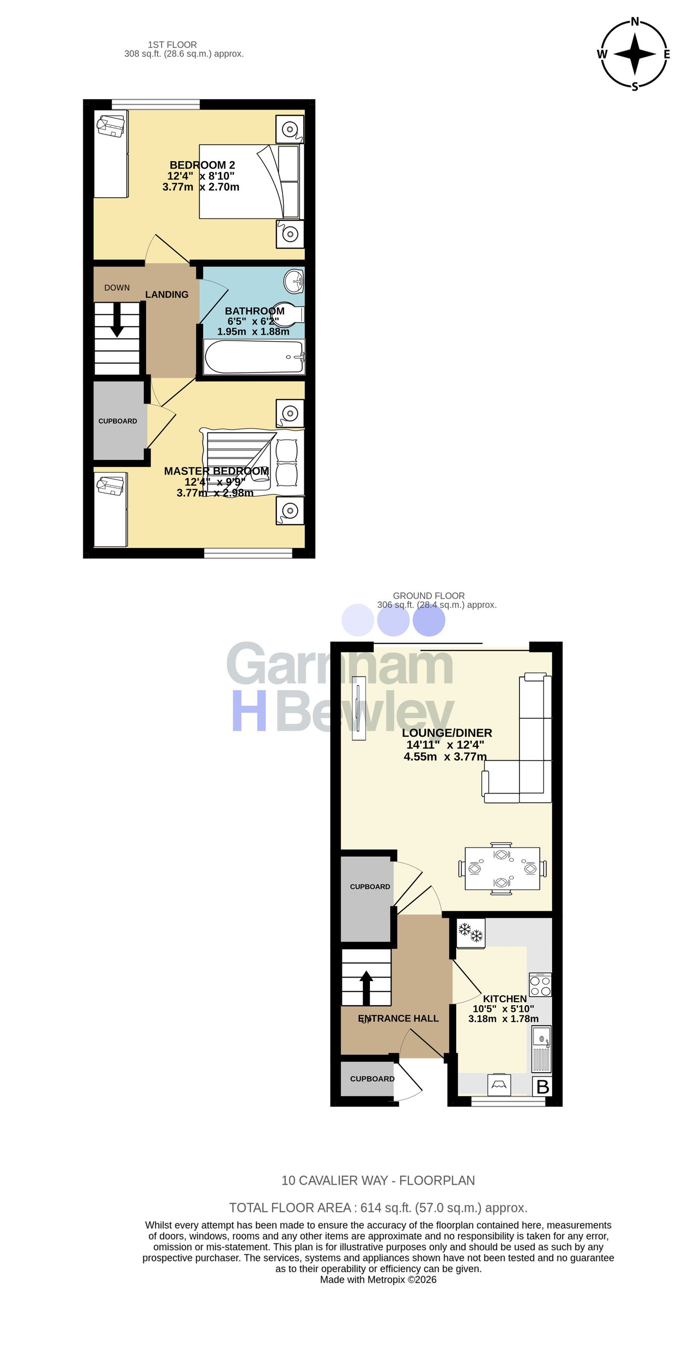 10, Cavalier Way, East Grinstead floorplan