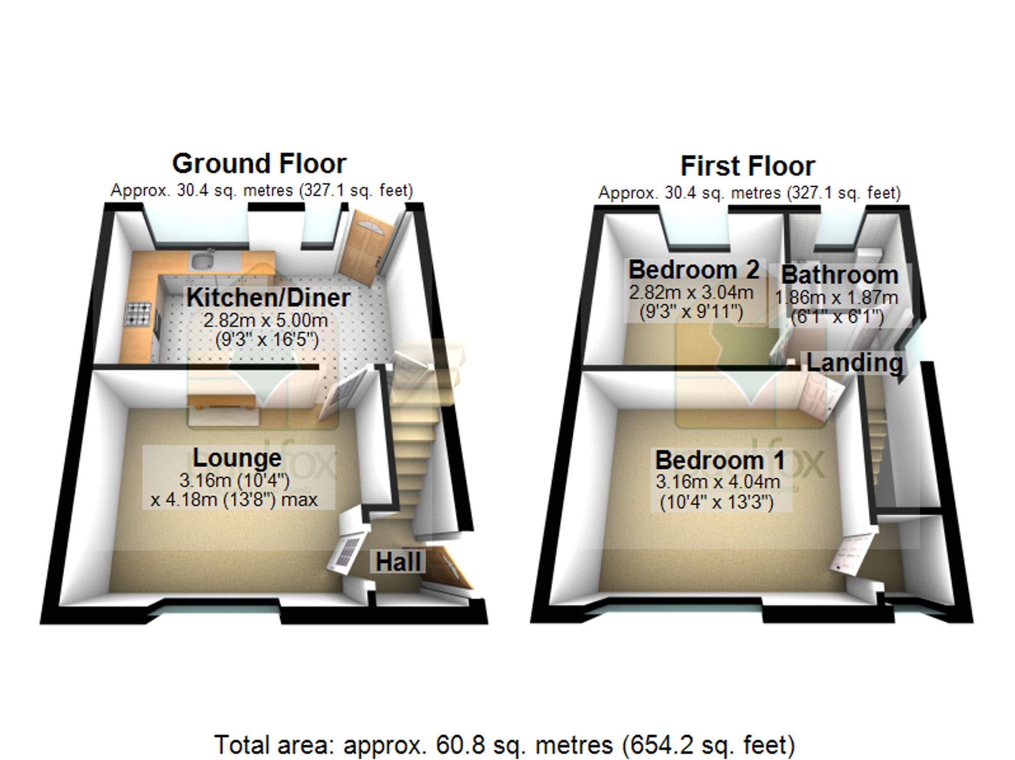 9 Bircham Crescent, Gainsborough floorplan