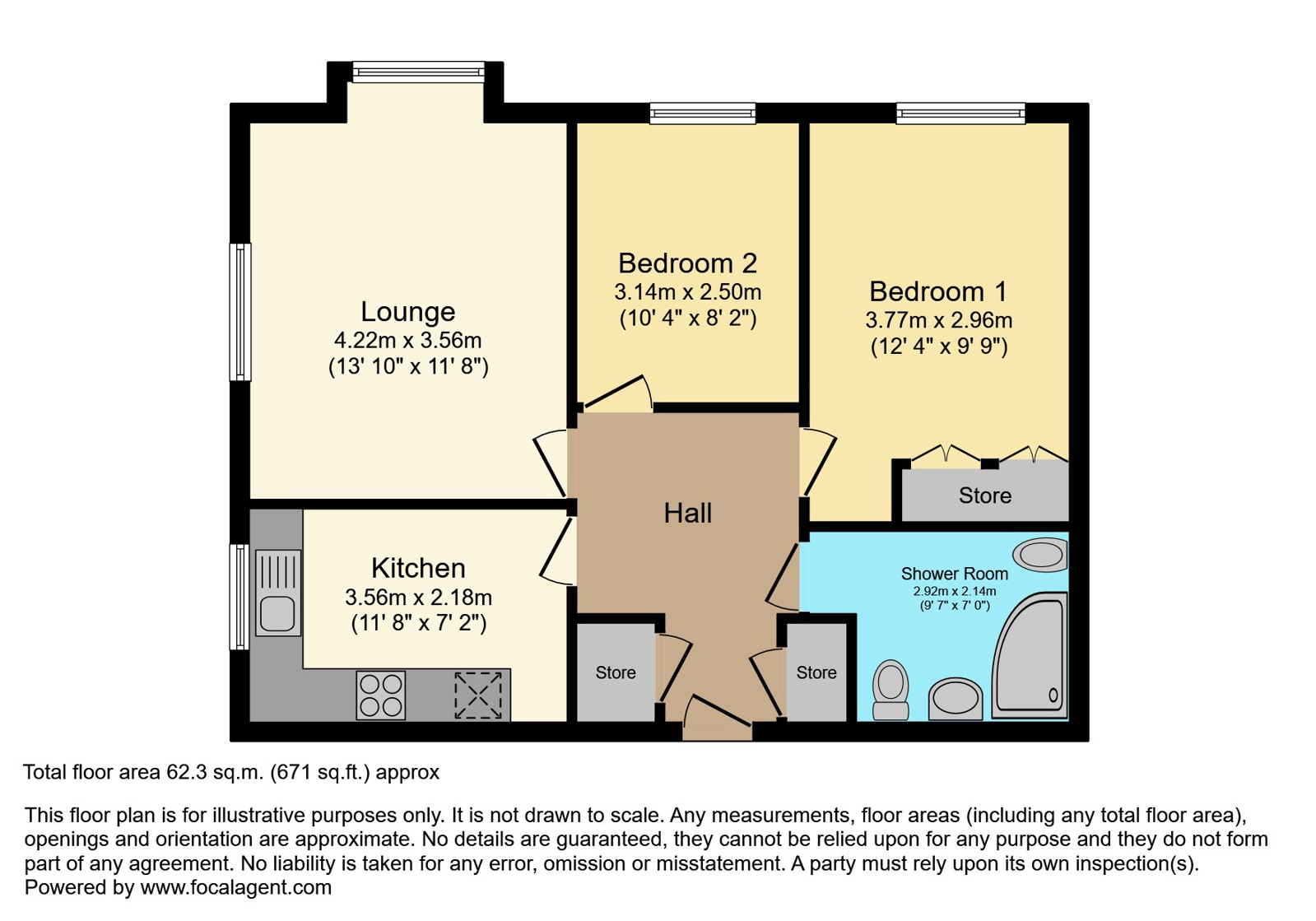 39, Somers Place, Reigate floorplan