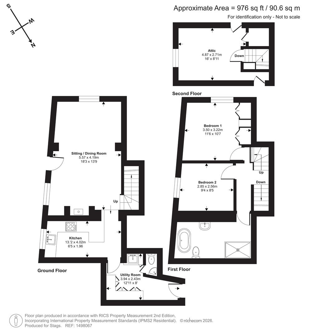 Suffolk Cottage, Greenway, Exeter floorplan