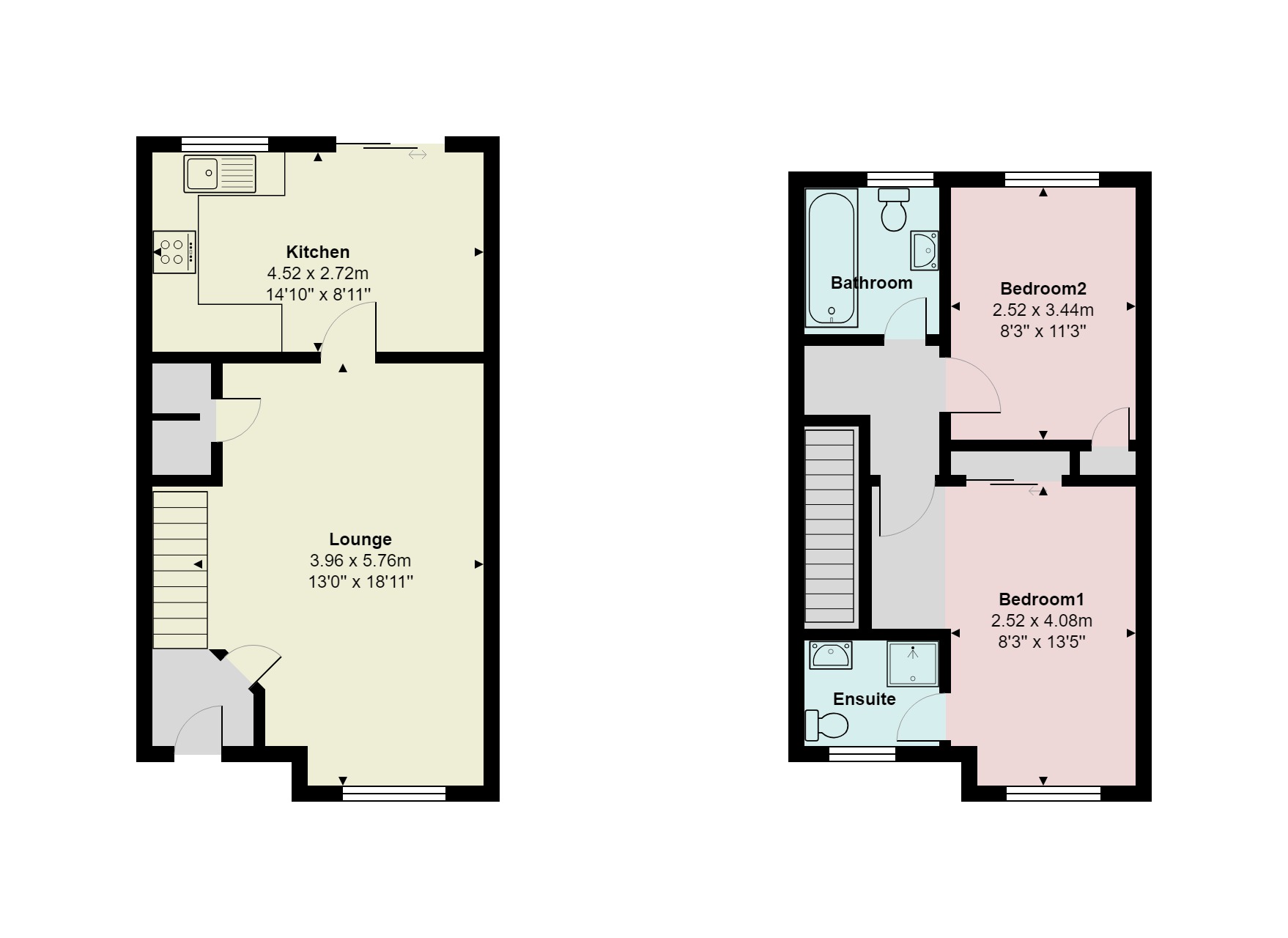 2 Bedrooms Terraced house for sale in Dakin Close, Maidenbower, Crawley RH10