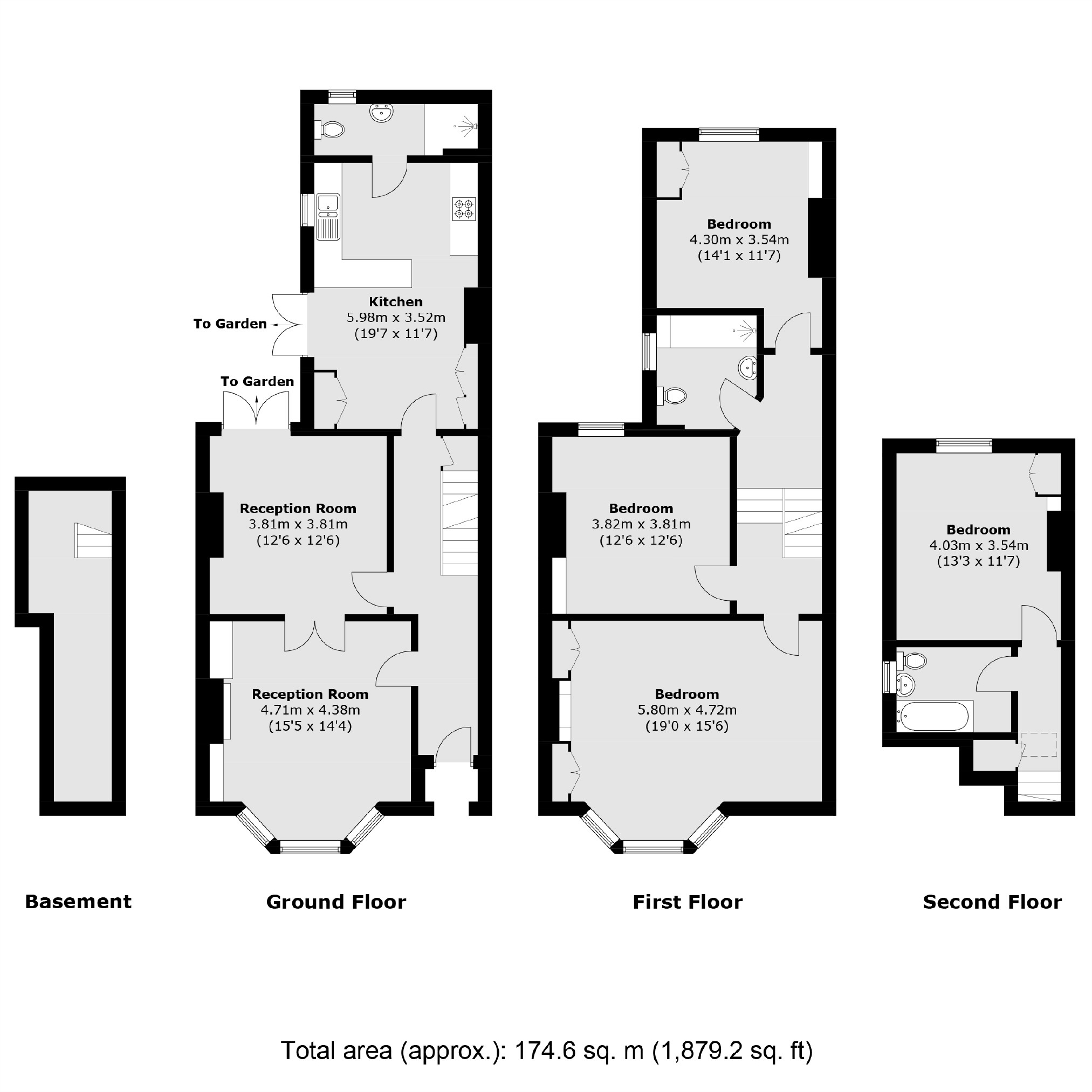 37, Cloudesdale Road, London floorplan
