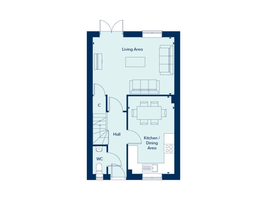 Farley Way, Gloucester floorplan