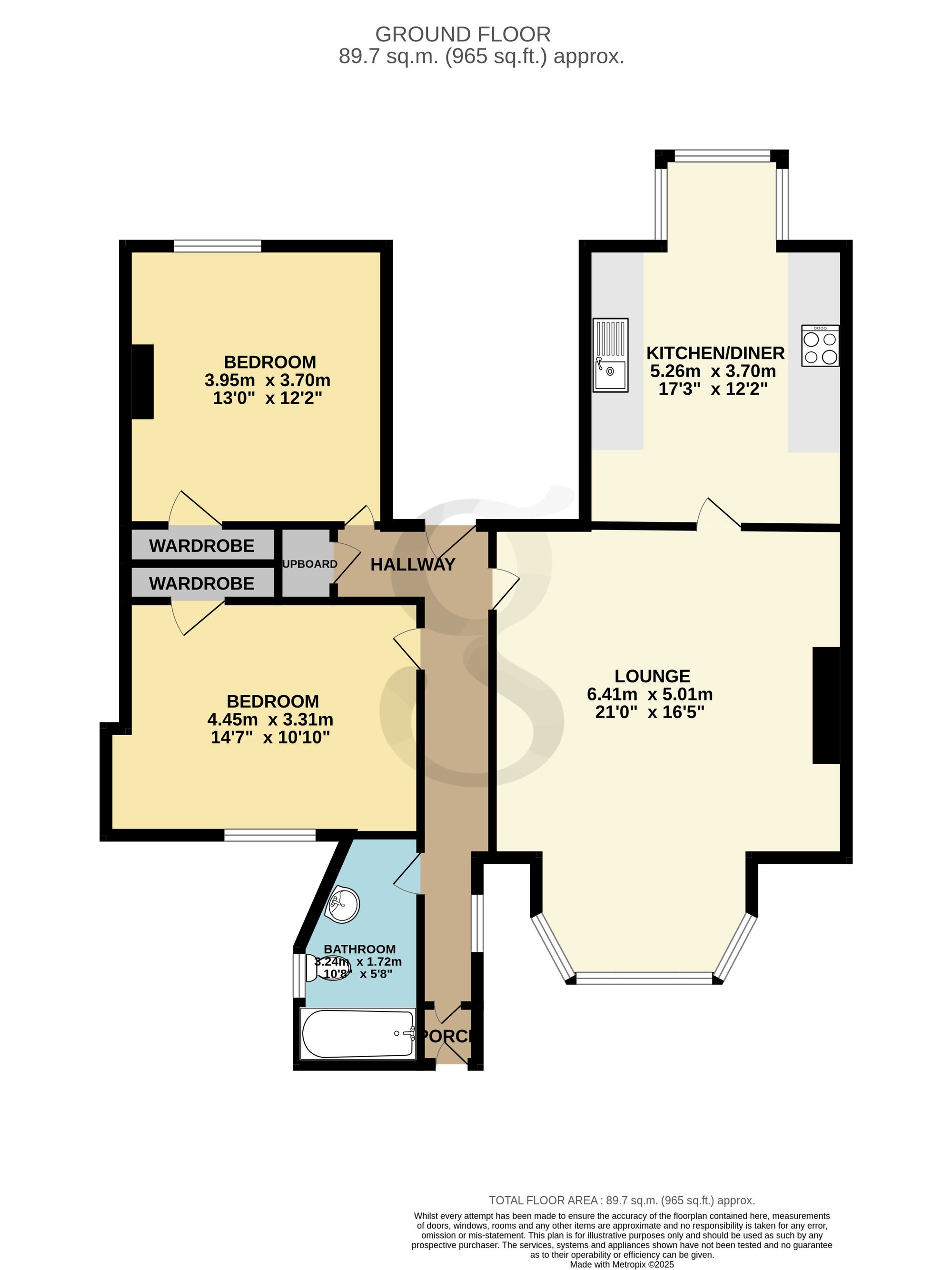 Flat 2, The Ainsdale, Jersey floorplan