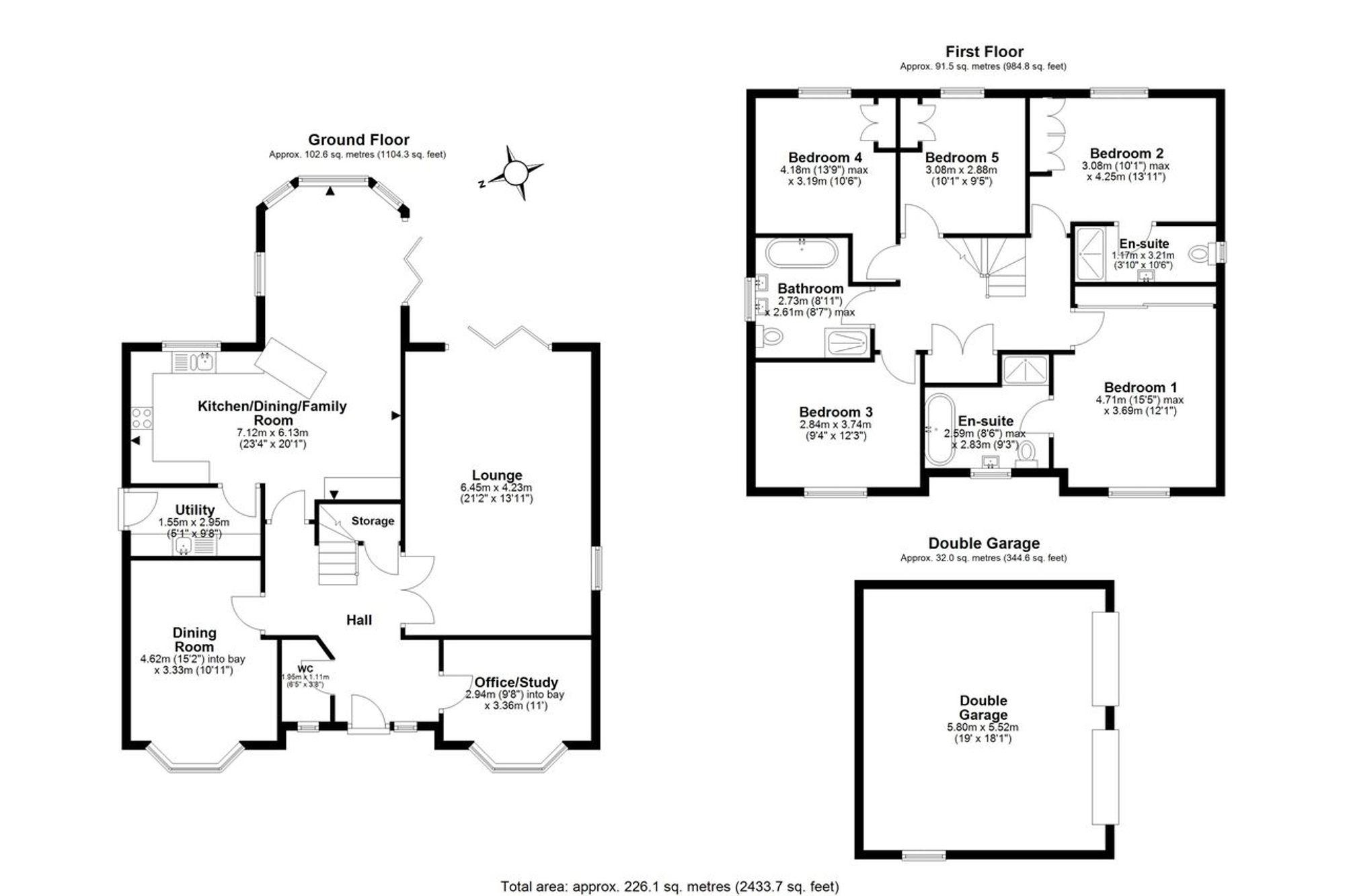 12 Woodstock Gardens, Warrington floorplan