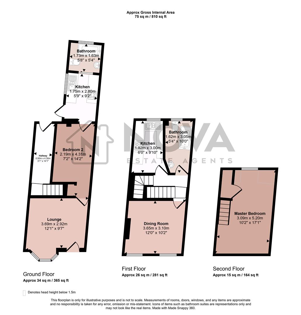 8, Napier Road, Luton floorplan