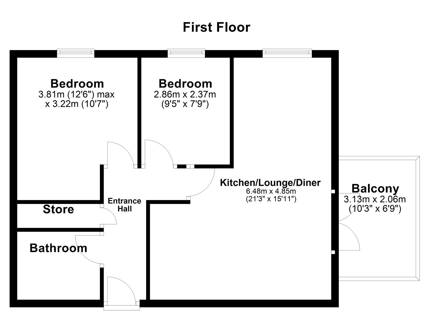 16, Meadow Drive, South Ockendon floorplan