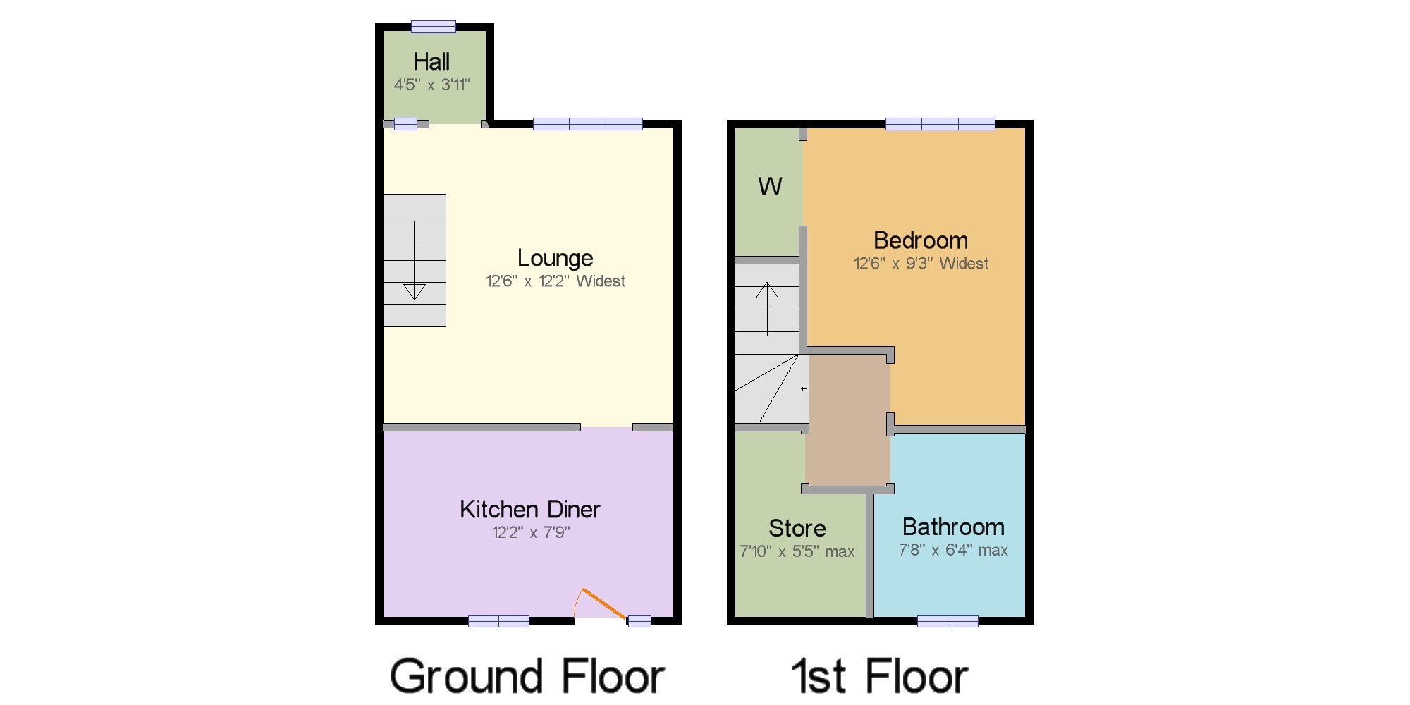 1 Bedrooms Terraced house for sale in Locher Way, Houston, Johnstone PA6