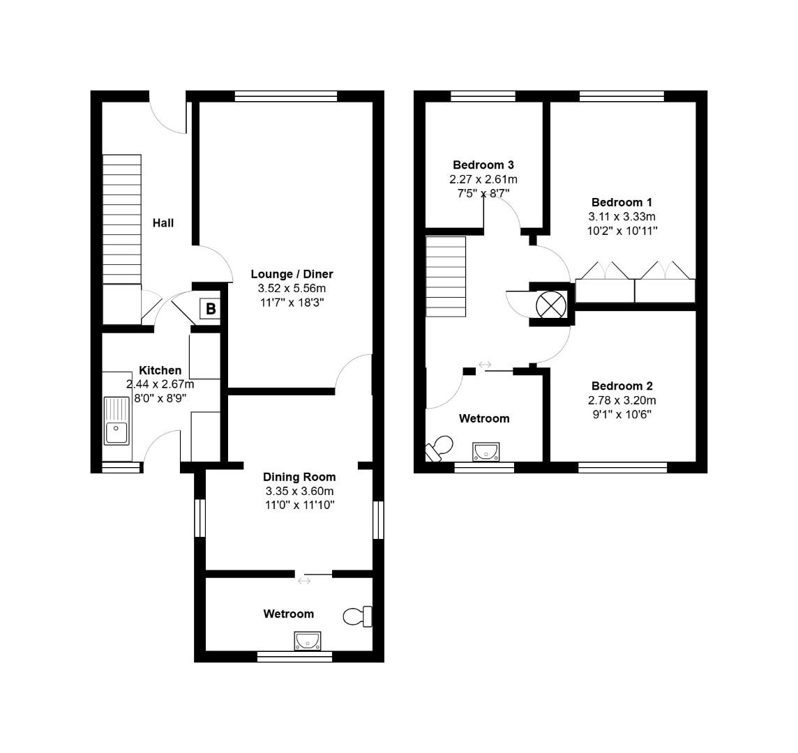 99, Woodchester, Bristol floorplan
