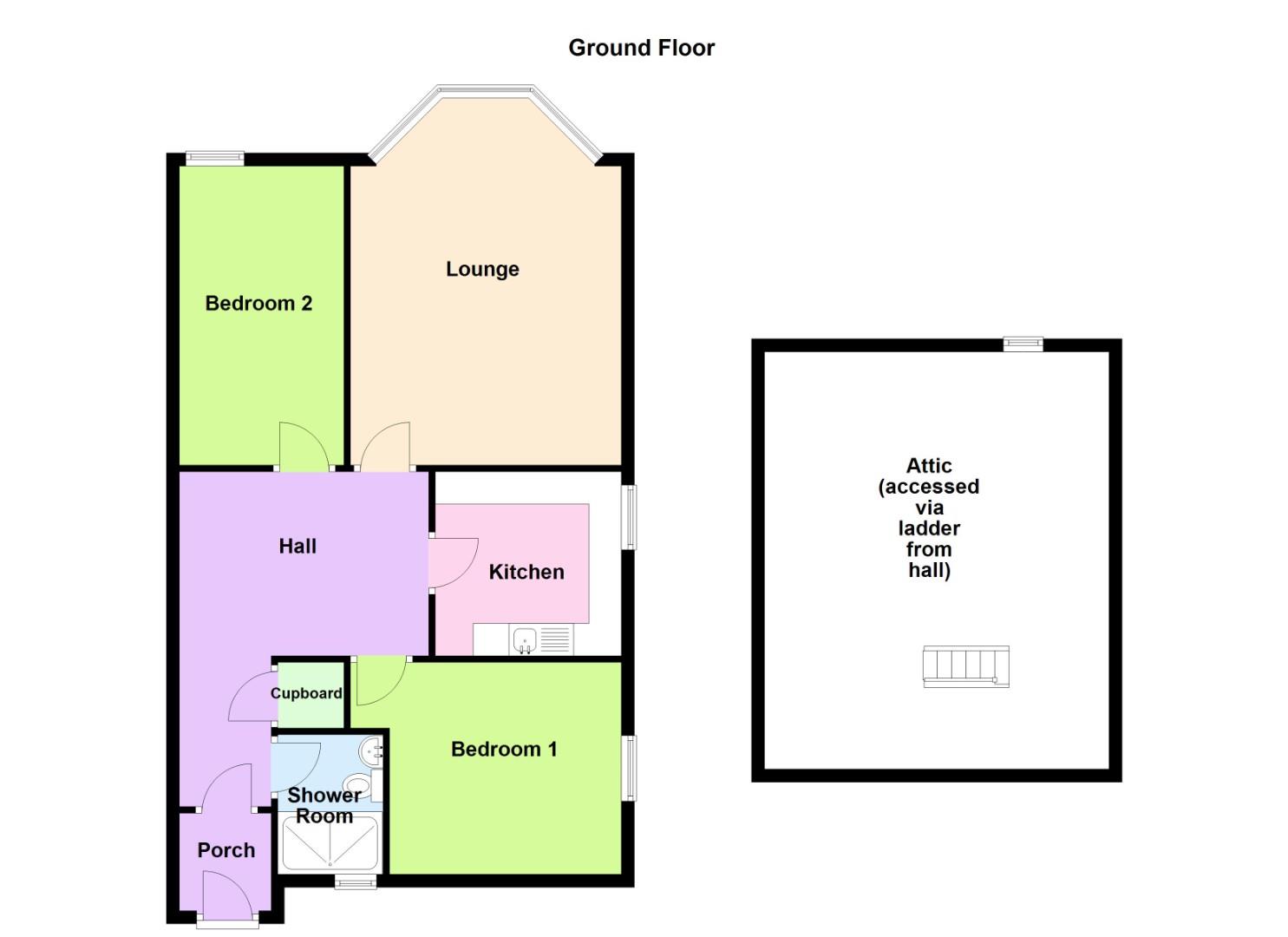 Upper Left 12, Marine Parade, Isle Of Cumbrae floorplan