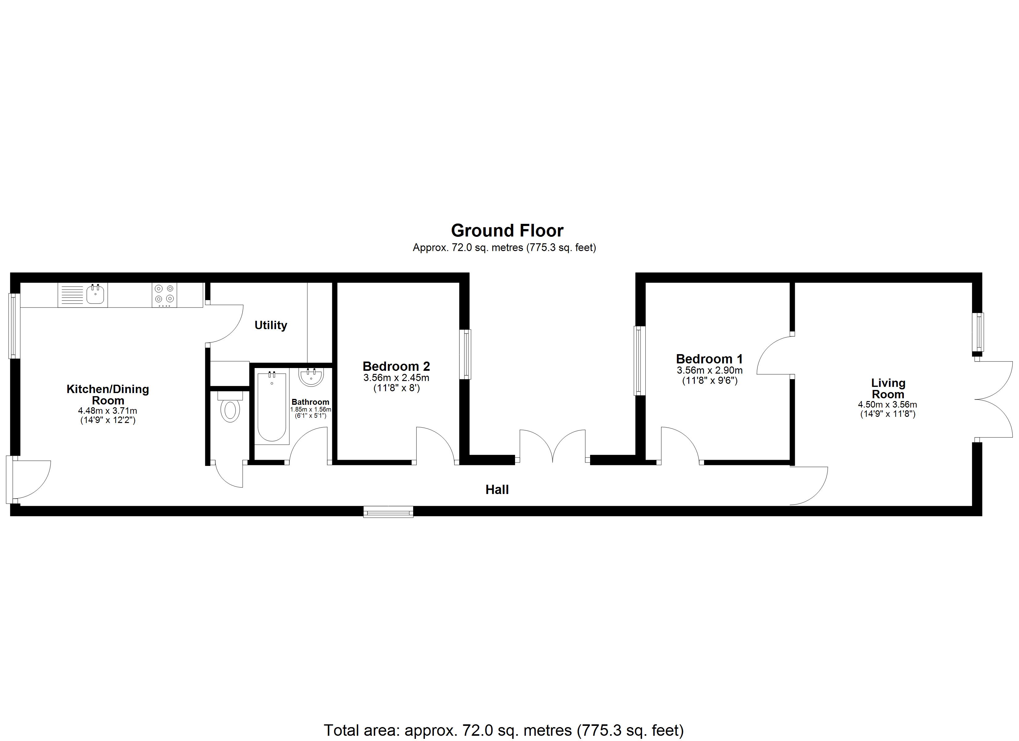 89, Beadlemead, Milton Keynes floorplan