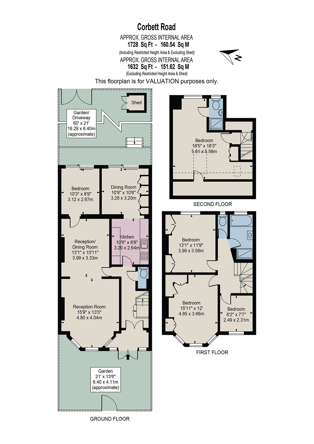 22, Corbett Road, London floorplan