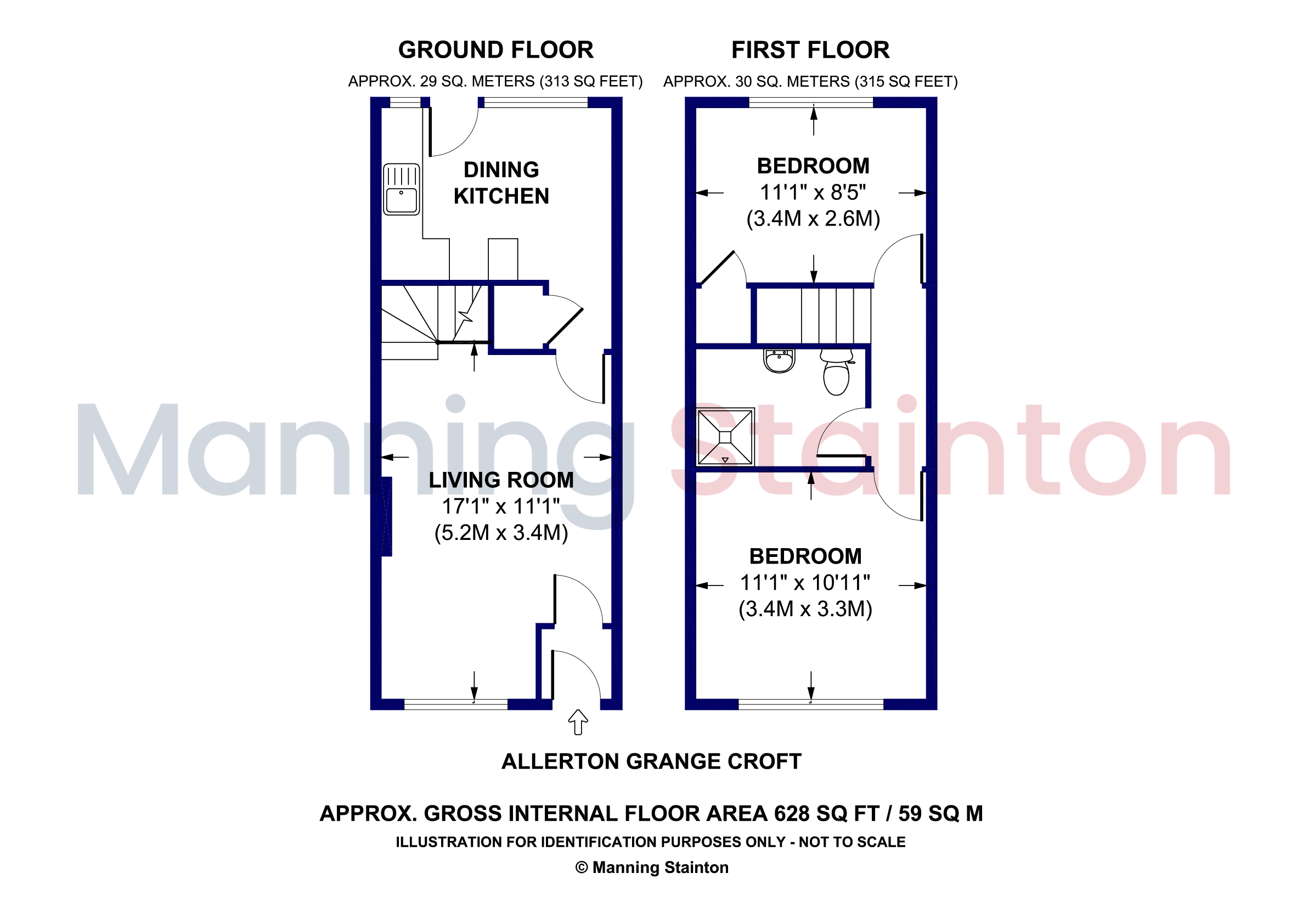 22, Allerton Grange Croft, Leeds floorplan