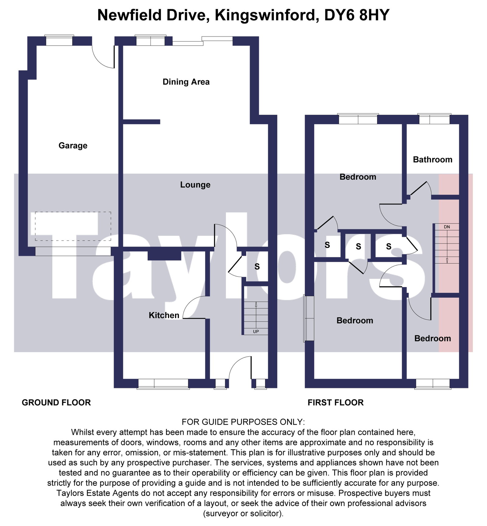 54, Newfield Drive, Kingswinford floorplan