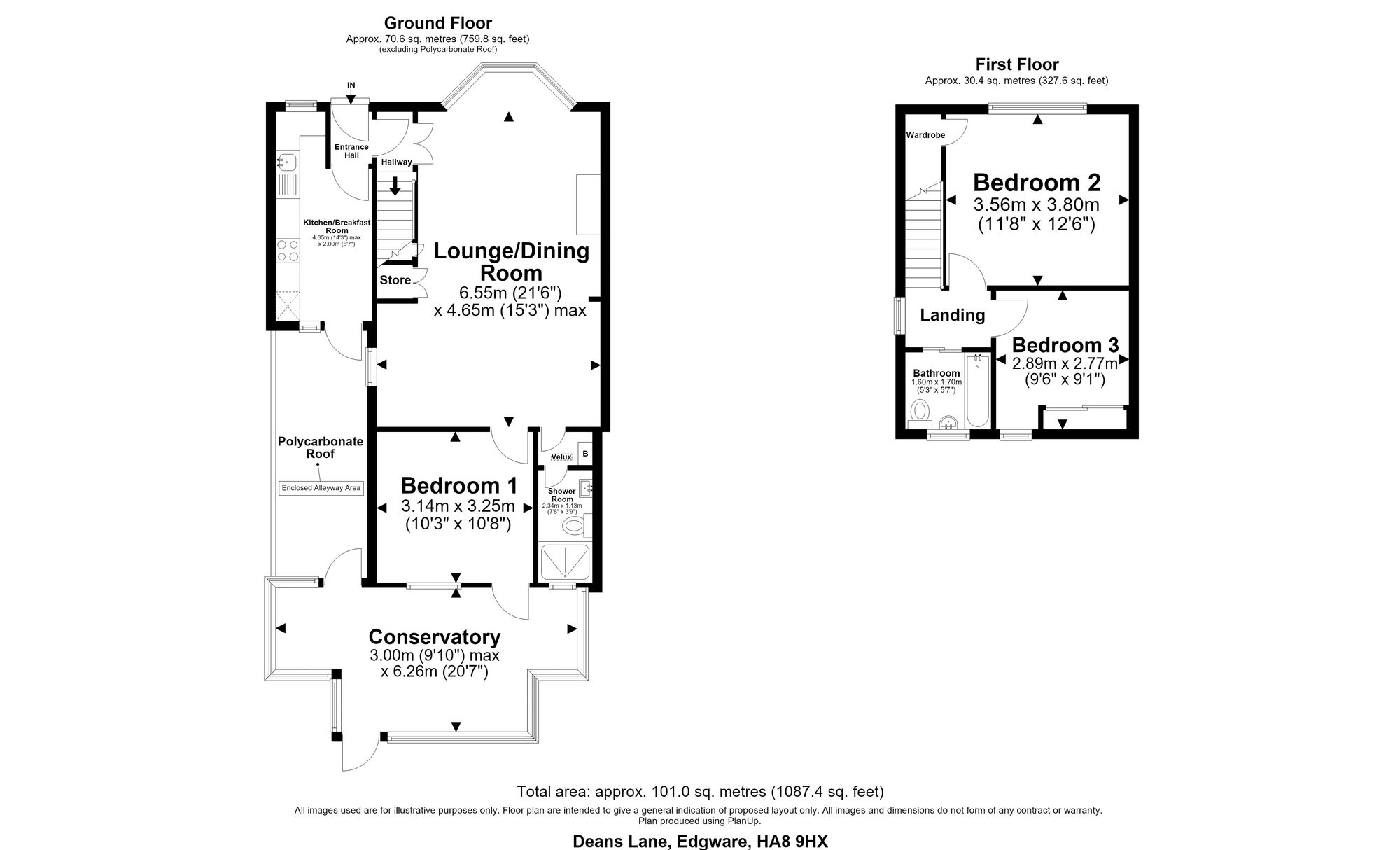 17 Deans Lane, Edgware floorplan
