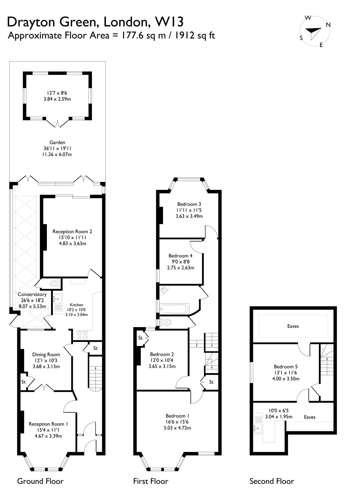 Drayton Green, Ealing floorplan