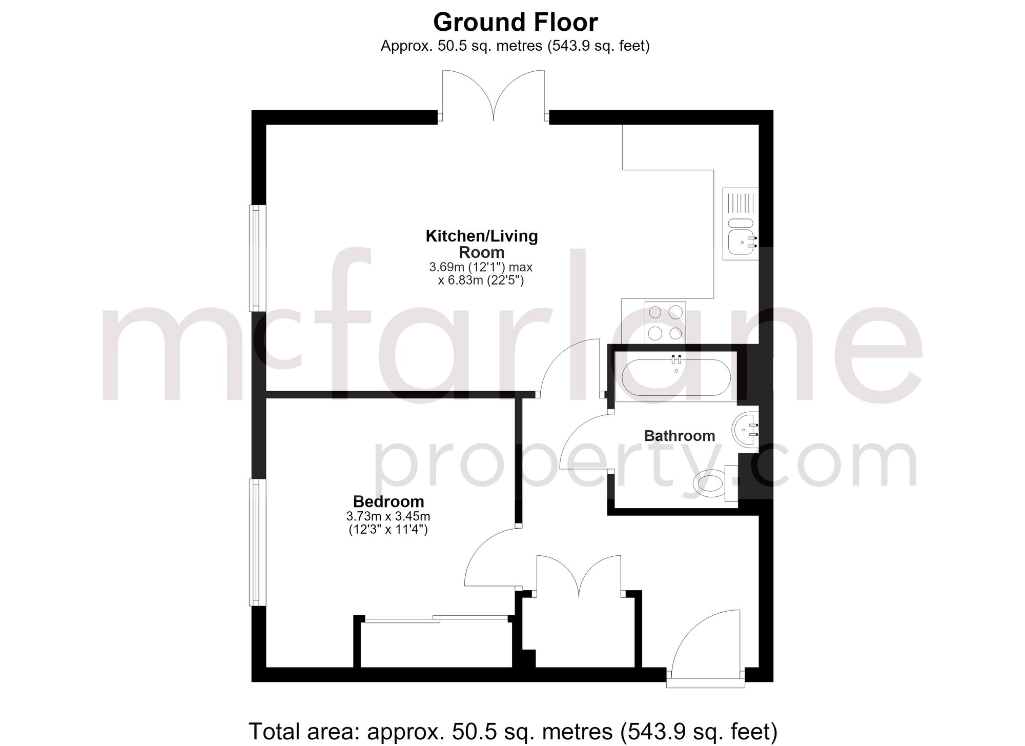 Flat 5, 27 Creswick, Swindon floorplan