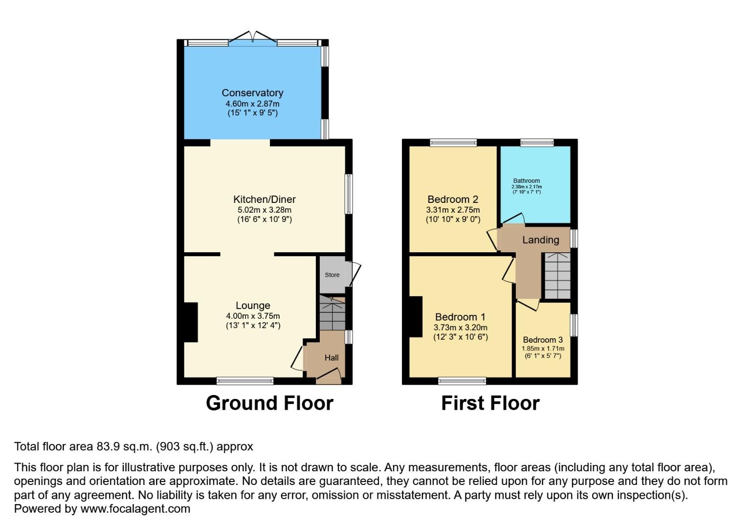 10, Poplar Avenue, Sheffield floorplan