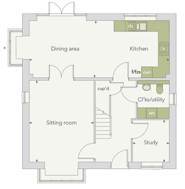 4 Bedrooms Detached house for sale in 