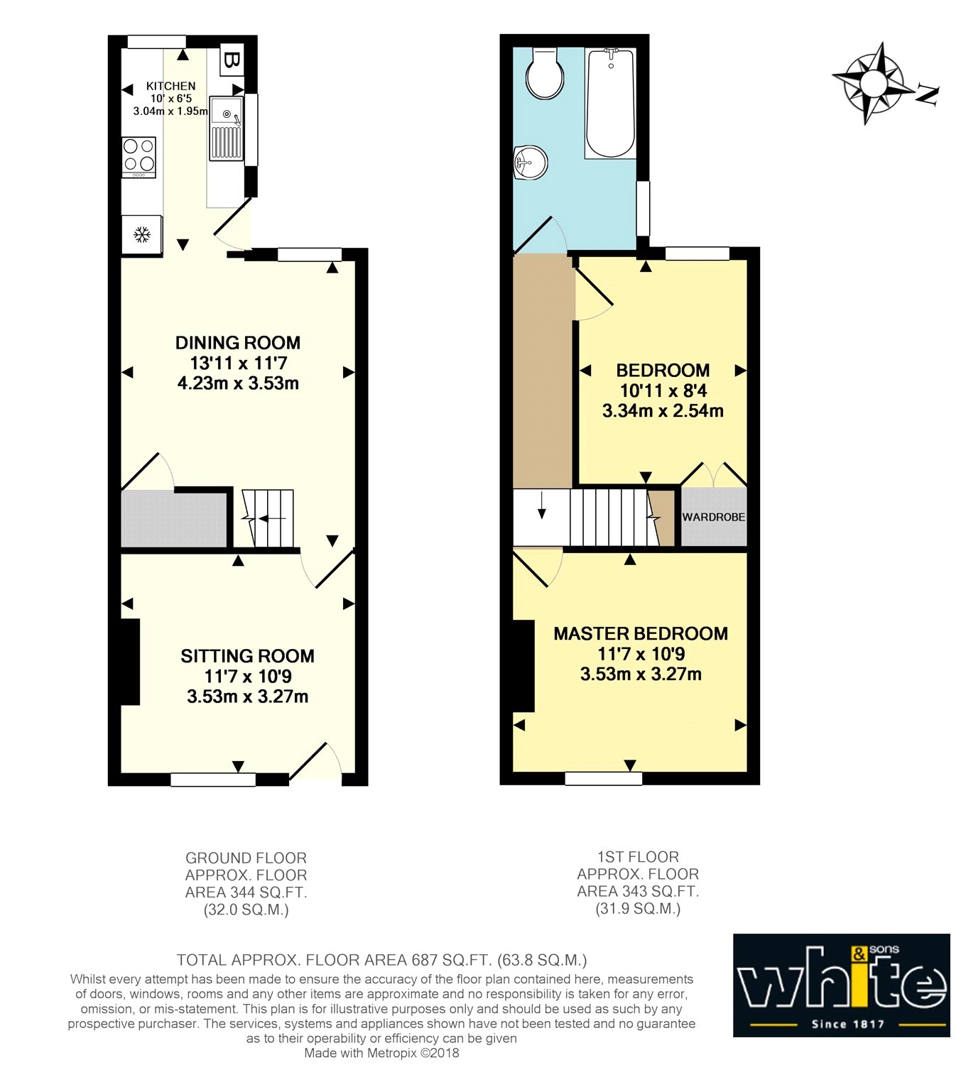 2 Bedrooms Terraced house to rent in Hart Gardens, Dorking, Surrey RH4