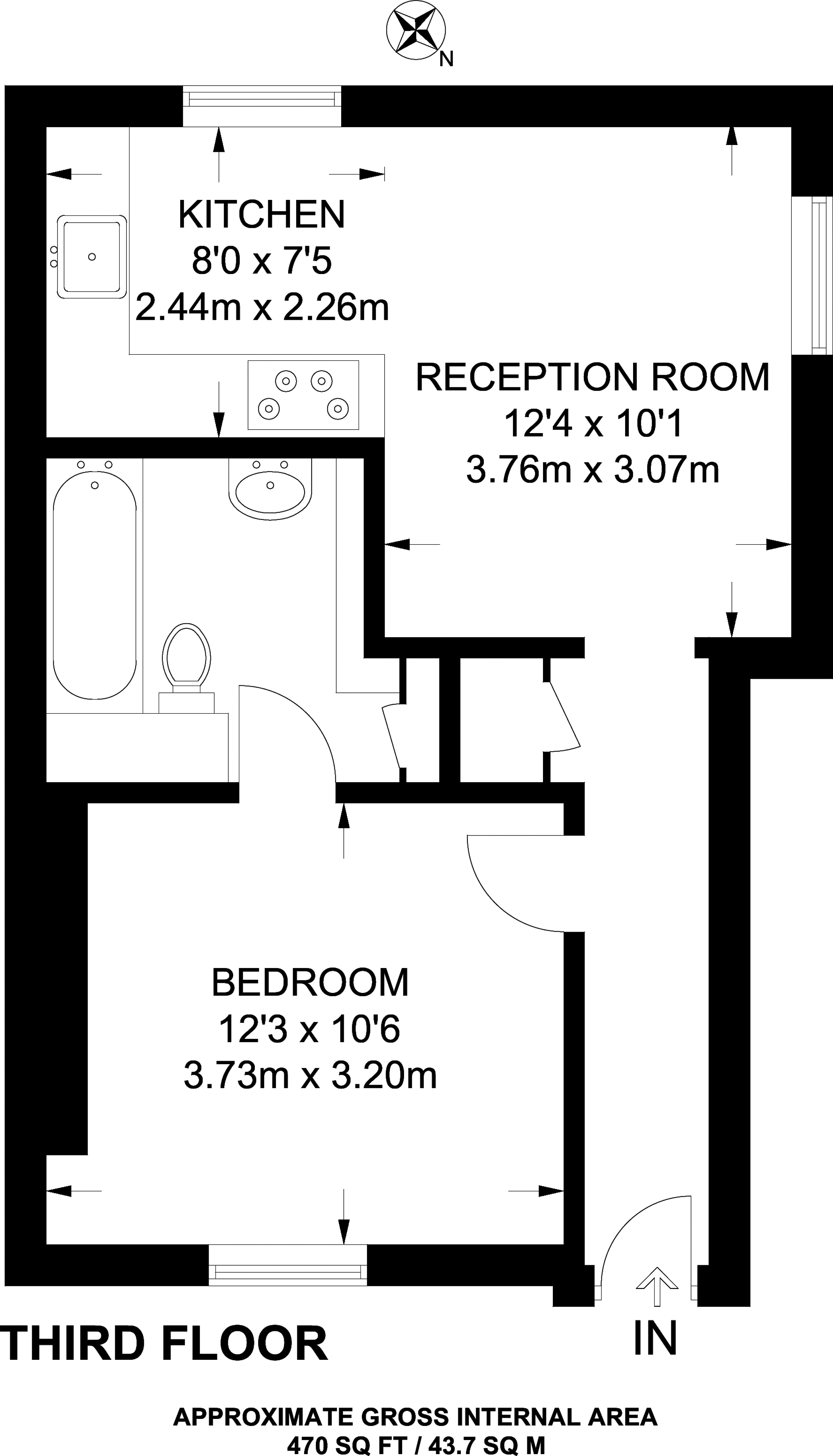 1 Bedrooms Flat to rent in Ebury Bridge Road, Pimlico SW1W