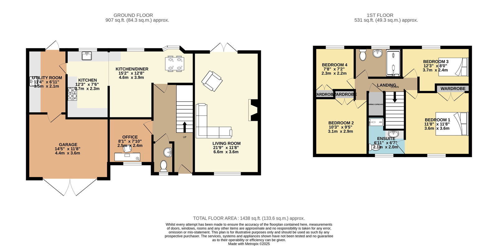 The Birches, Sandbank, Wisbech floorplan